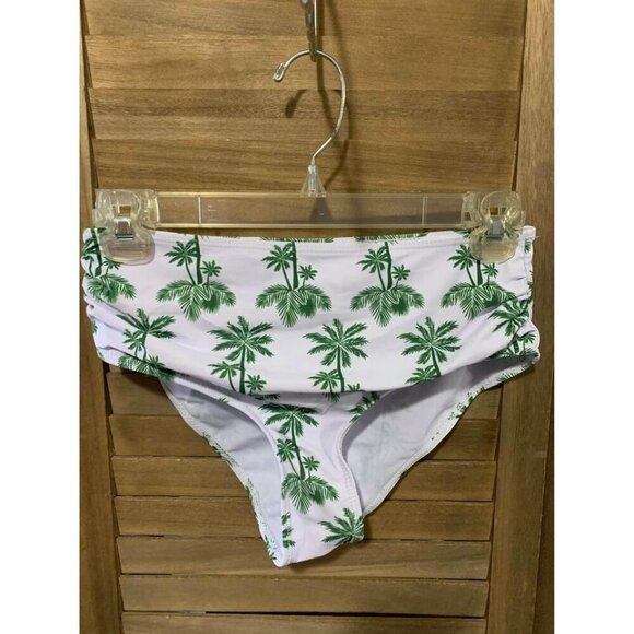Other - NWOT Tropical Bikini Bottom Vacation Summer Beach Girls Size 11-12 youth White